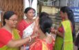 অম্বুবাচিতে সিঁদুর খেলায় মঙ্গল কামনায় মাতলেন মহিলারা