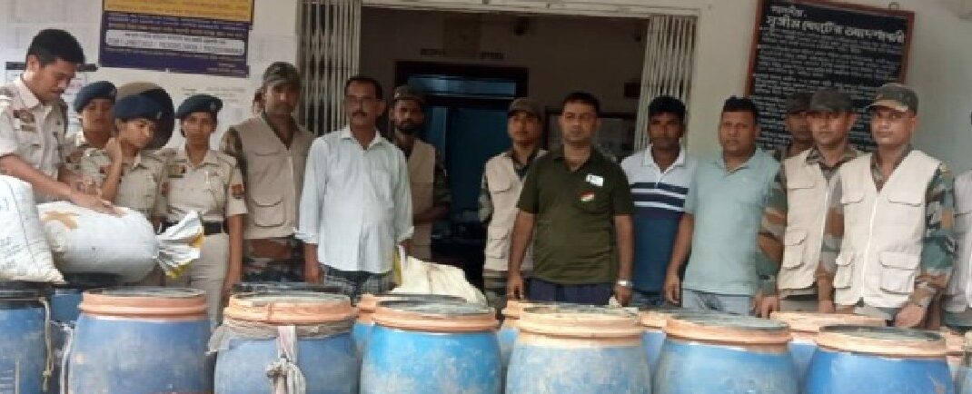 বক্সনগরে যৌথ বাহিনীর বড় সাফল্য, উদ্ধার ৯৭৯ কেজি গাঁজা