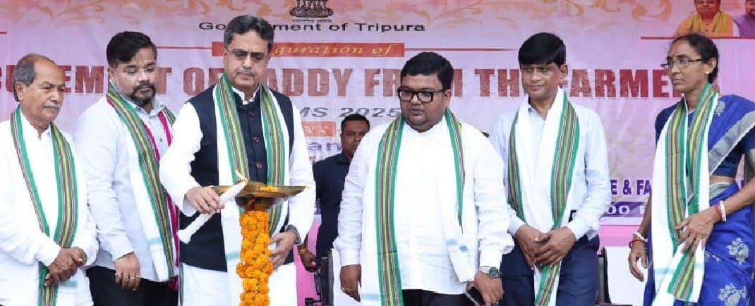 ত্রিপুরায় কৃষকের আয় দ্বিগুণের পথে, কাকড়াবনে ধান ক্রয়ের সূচনা করলেন মুখ্যমন্ত্রী ডাঃ সাহা