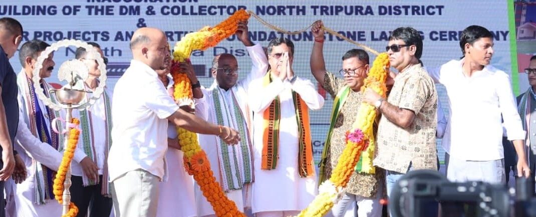 কুমারঘাটে ২১টি প্রকল্পের উদ্বোধন ও শিলান্যাস করলেন মুখ্যমন্ত্রী ডাঃ সাহা