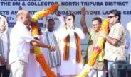 কুমারঘাটে ২১টি প্রকল্পের উদ্বোধন ও শিলান্যাস করলেন মুখ্যমন্ত্রী ডাঃ সাহা